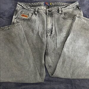 Empyre Men's Gray Relaxed Jeans
